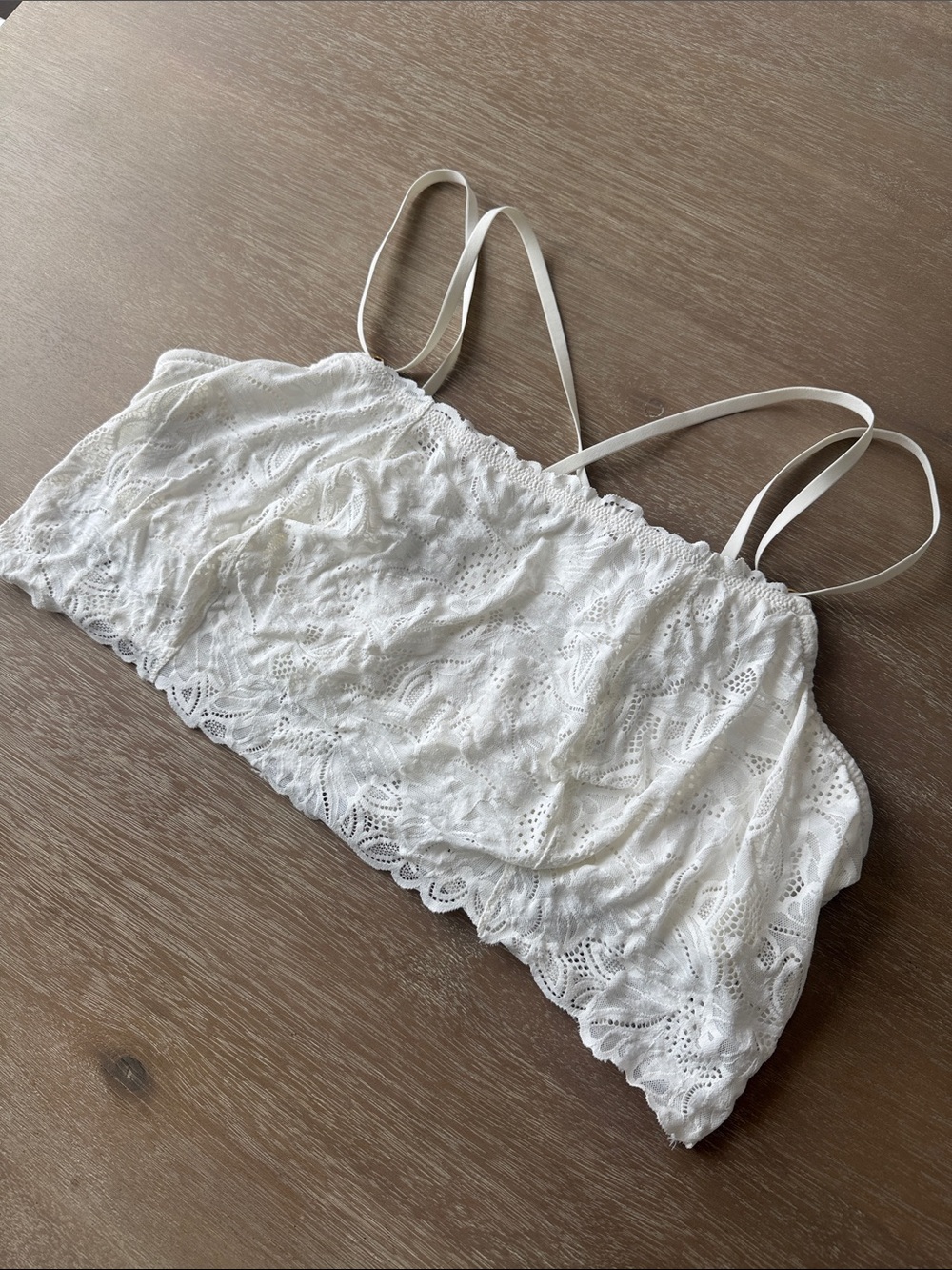 aerie Lace Bandeau Look Bralette | XXL